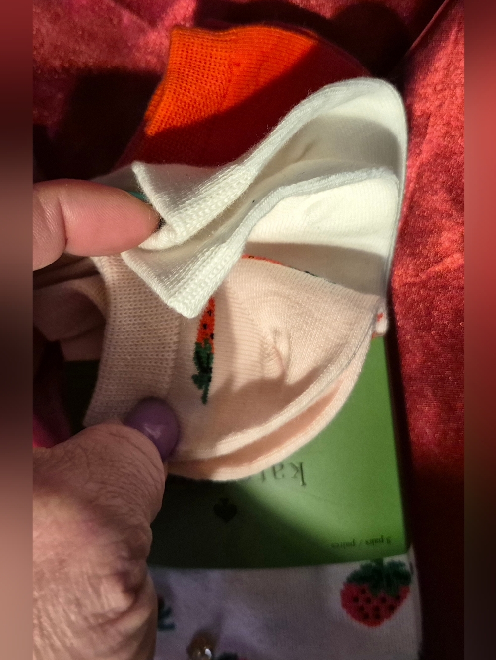 NWT π©· KATE SPADE π©· CREW SOCK π§¦choose a 3 PACK π§ super cute designs! π $30 R - Picture 7 of 14
